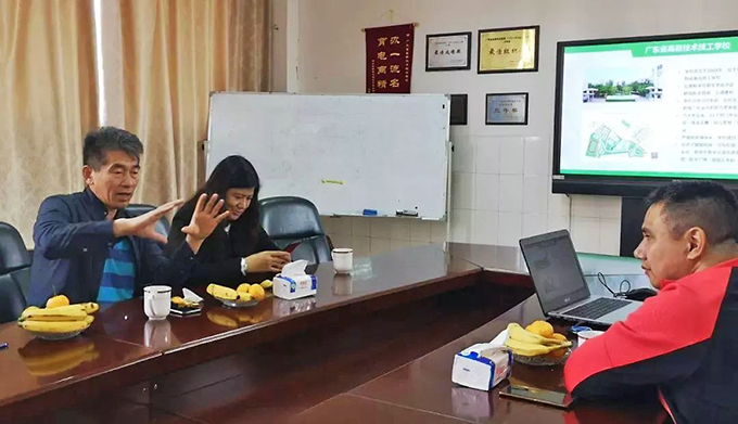 吉林經(jīng)濟貿(mào)易職業(yè)技術學校王賀偉副校長一行座談